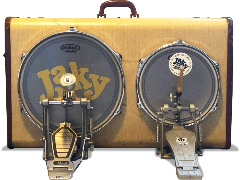 Suitcase Foot Drums One Man Band Drum Company
